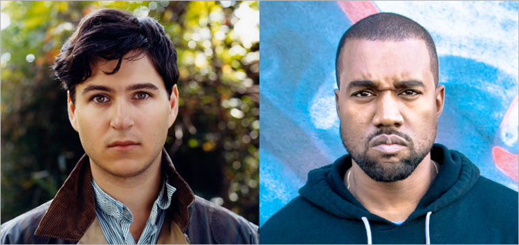 Ezra Koenig and Kanye West