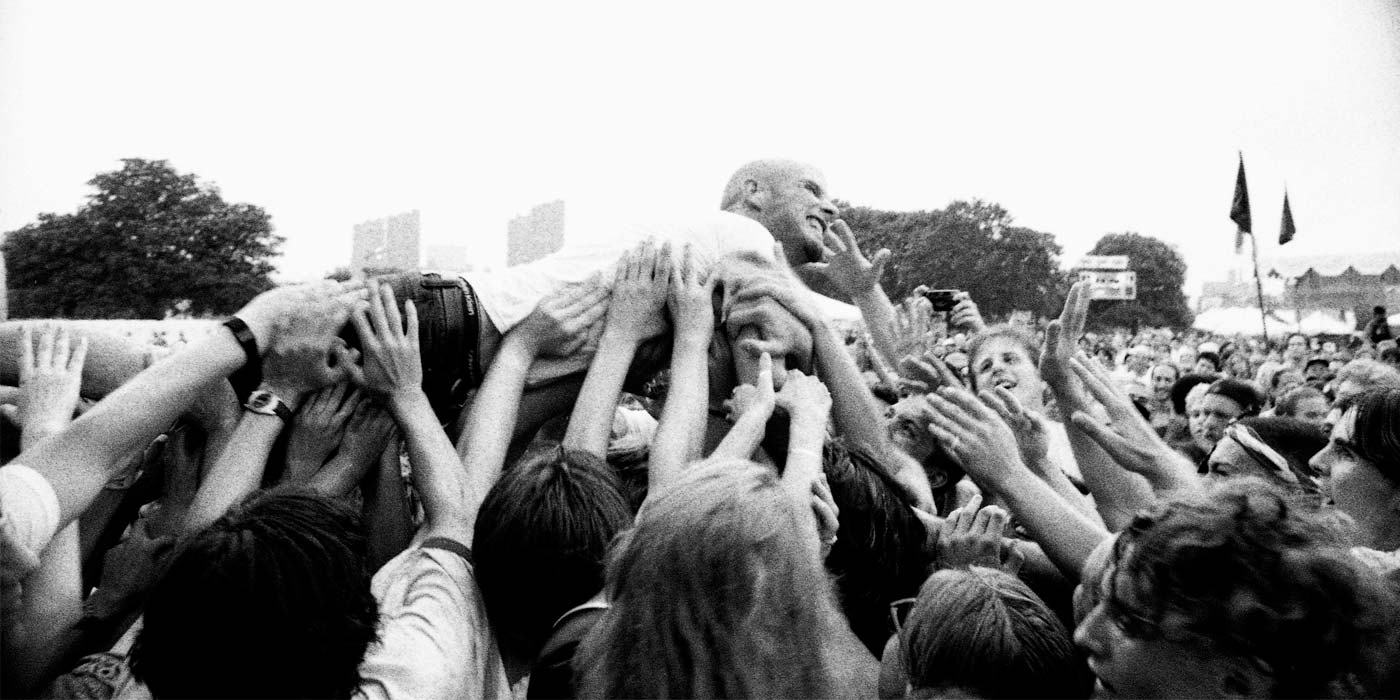 Moby at Lollapalooza 1995